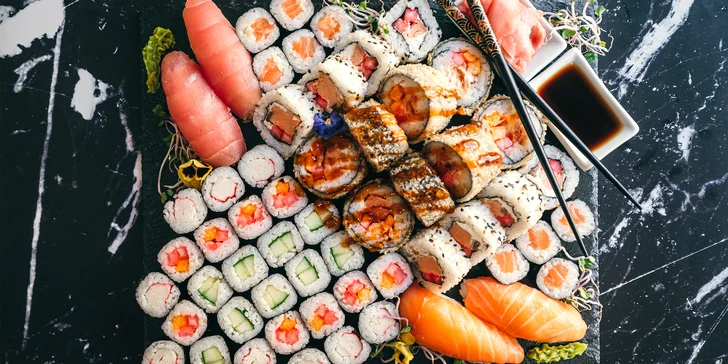 Otevřené vouchery do Sushi hub: až 1000 Kč na sushi k odnosu s sebou