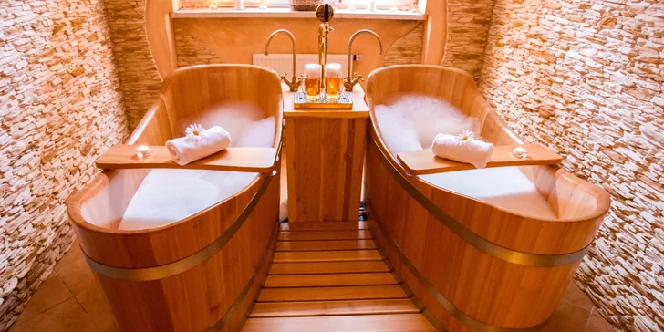 Beskydy plné zážitků: pivní či vinná lázeň, neomezený wellness a k tomu skvělé jídlo