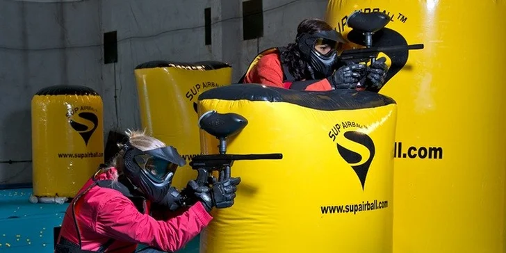 Paintball v kryté hale s neomezeným střelivem
