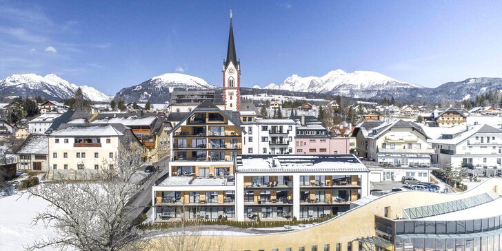Zimní dovolená v Rakousku: apartmány až pro 9 osob, wellness, skibus u hotelu i slevová karta