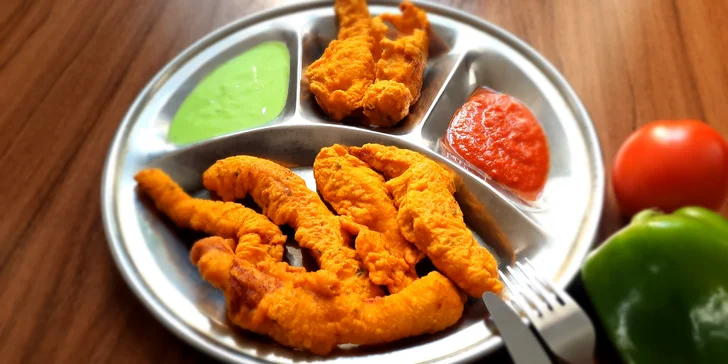 Ochutnejte Indii: chicken pakora nebo thali a koblížky pro dvě osoby