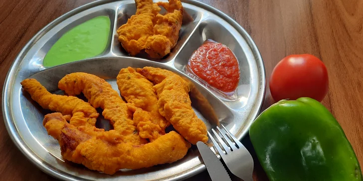 Ochutnejte Indii: chicken pakora nebo thali a koblížky pro dvě osoby