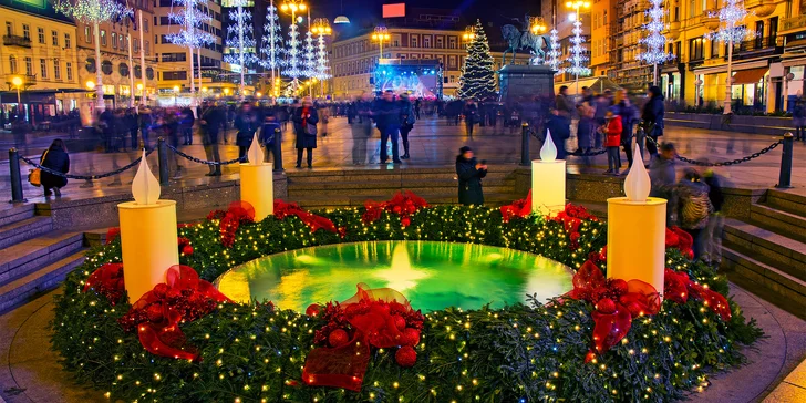 Adventní výlet do Záhřebu: autobusová doprava a průvodce po celou dobu