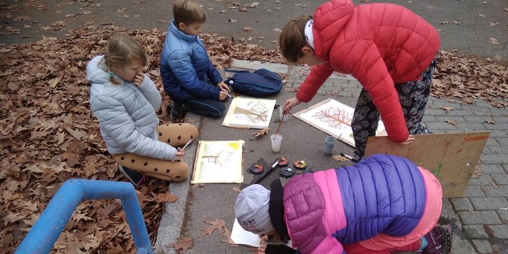 Pro malé umělce: 1-3denní podzimní příměstský tábor kresby a malby pro děti od 6 let