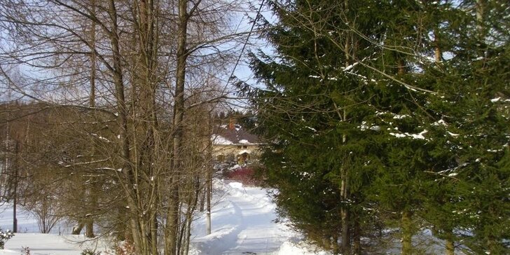 Romantická zima v Českém Švýcarsku pro dva na 3 nebo 6 dní