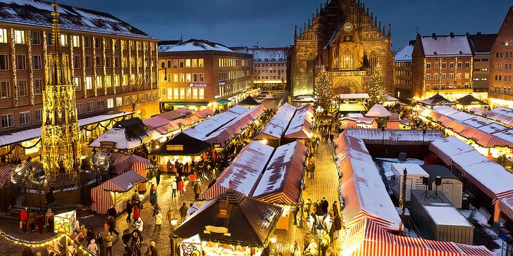 Punč, bavorské pochoutky a podmanivá vánoční atmosféra: Norimberk a Řezno