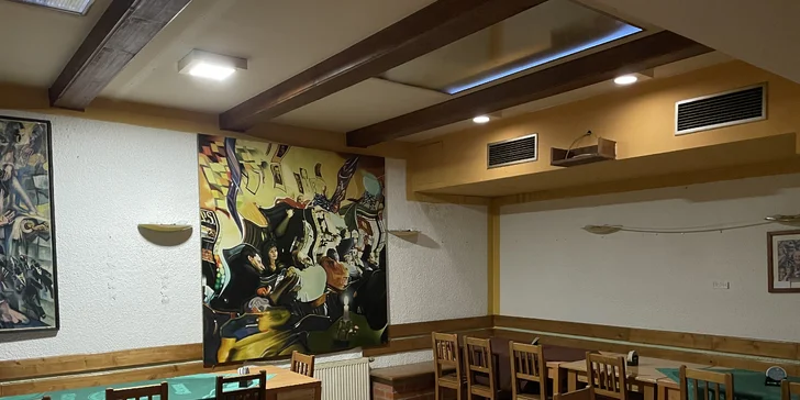 Smažený eidam, hermelín a hranolky s majonézou pro 1–4 osoby