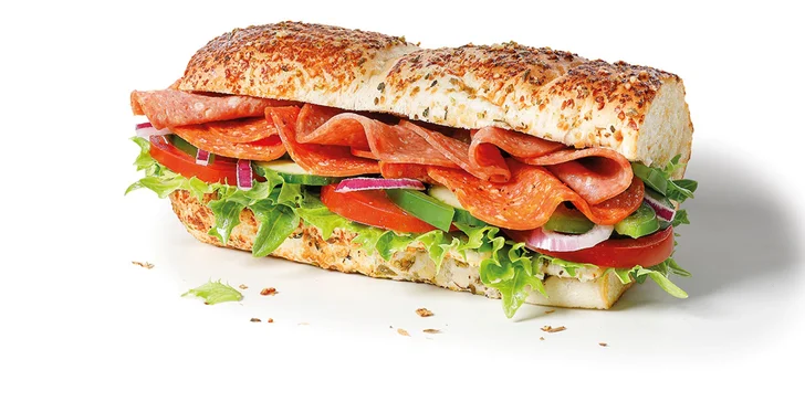 Svačina ze Subway: libovolný sendvič a pečené brambory s omáčkou pro 1 nebo 2 osoby