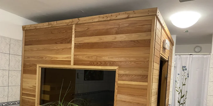Privátní sauna: vstup až pro 4 osoby na 60, 90 nebo 120 minut