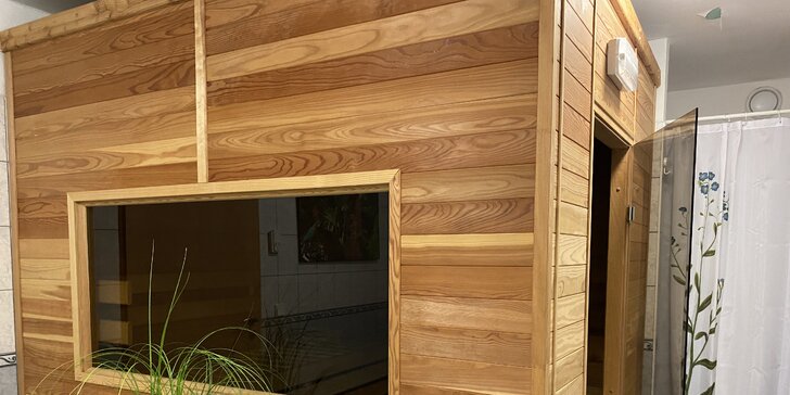 Privátní sauna: vstup až pro 4 osoby na 60, 90 nebo 120 minut