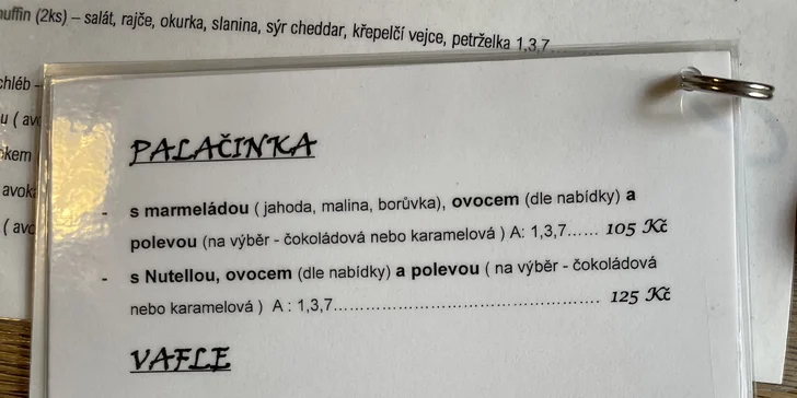 Vafle či lívance s kávou dle výběru v Lucci bistro & café pro 1 i 2 osoby