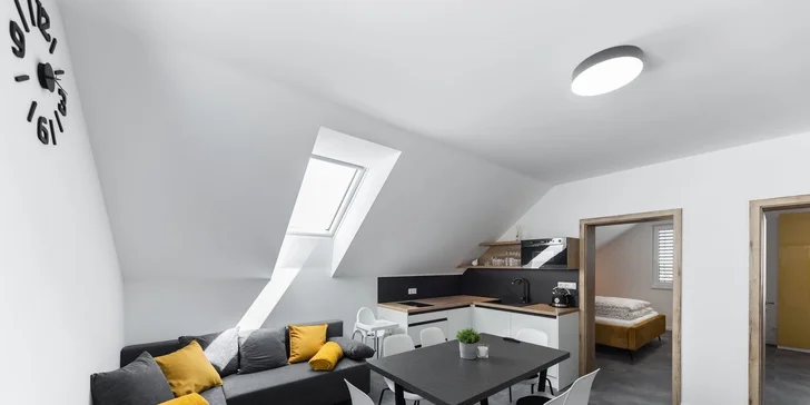 Krásné apartmány kousek od Laa an der Thaya i Aqualandu Moravia, možnost degustace vína