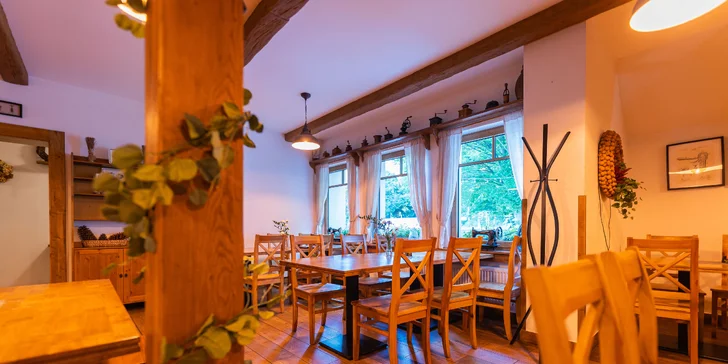 4chodové degustační menu: jelení hřbet či telecí saltimbocca, na výběr i láhev prosecca