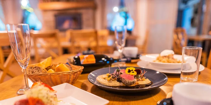 4chodové degustační menu: jelení hřbet či telecí saltimbocca, na výběr i láhev prosecca