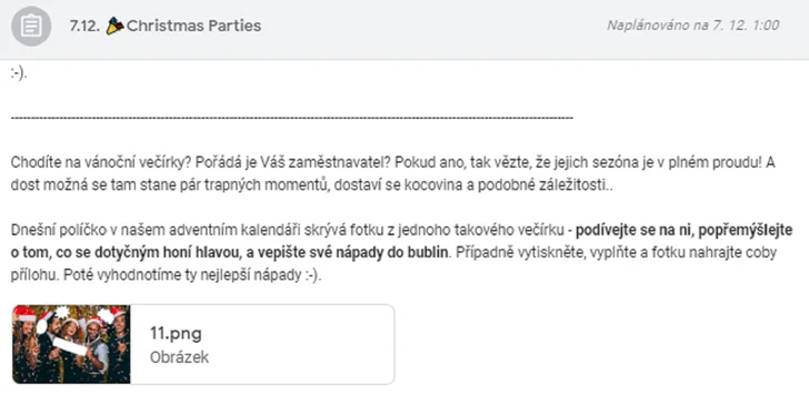 Adventní kalendář plný angličtiny: 24 zábavných úkolů ve virtuální učebně