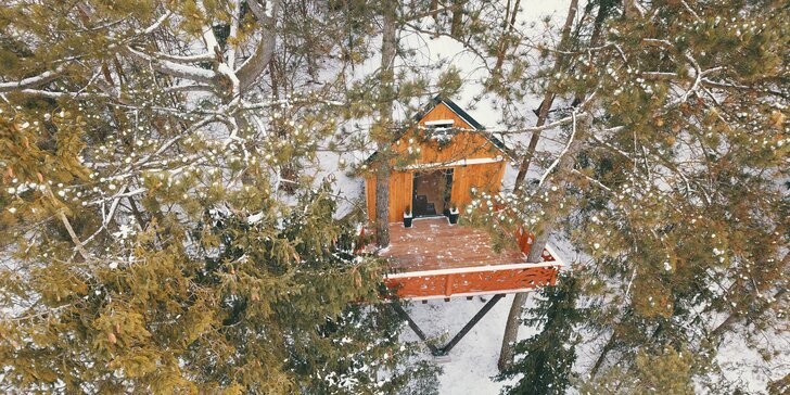 Pobyt ve stromovém domě u Pieninského národního parku