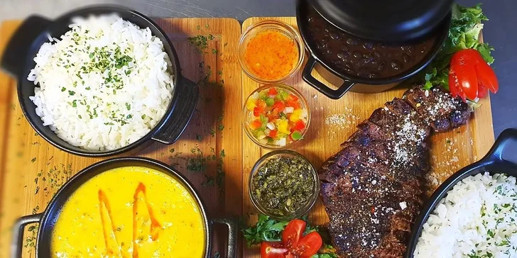 Otevřený voucher do brazilské restaurace Delicia: 1000–2000 Kč na jídlo i nápoje