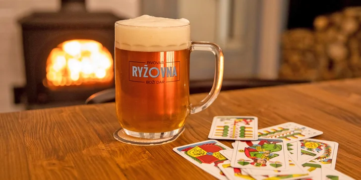 Otevřený voucher na 150–500 Kč do krušnohorské restaurace Ryžovna: tradiční dobroty i vlastní pivo