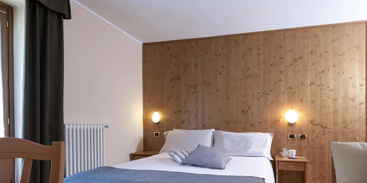 Italské Bormio: hotel blízko termálních lázní, polopenze, ideální zázemí pro rodiny