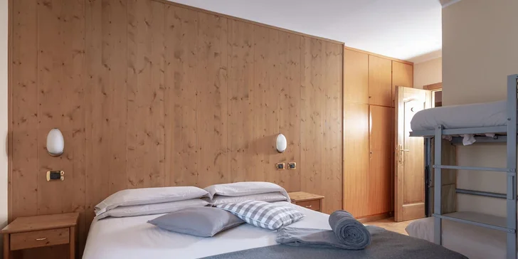 Italské Bormio: hotel blízko termálních lázní, polopenze, ideální zázemí pro rodiny