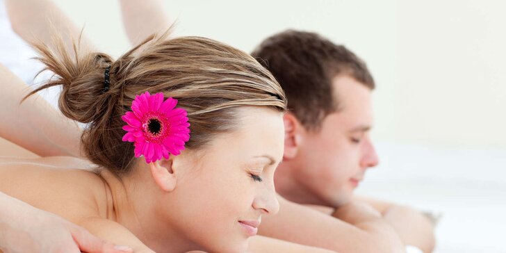Antistresová, čínská nebo ajurvédská masáž i balíček pro ženu nebo masáž pro pár