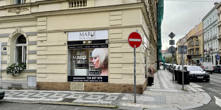 Proměna image v Hair Studiu Marie v centru Prahy