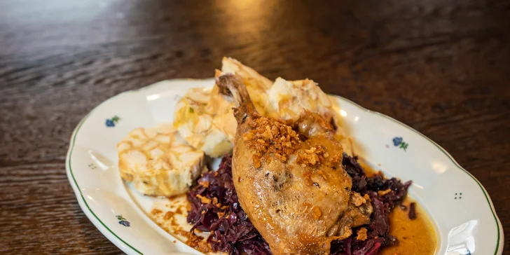 Otevřený voucher do restaurace Potrefená husa: konzumace v hodnotě 500 nebo 1000 Kč