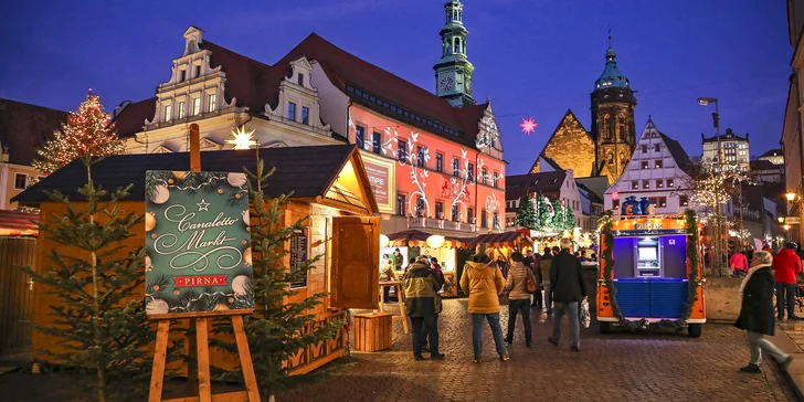 Adventní plavba na vánoční trhy do Pirny a na rozsvícené zámecké zahrady Pillnitz a autobusem zpět