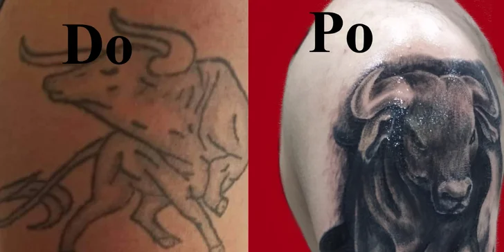 Nové tetování v salonu Leo_tattoo_piercing: velikost 5 × 5 až 20 × 20 cm