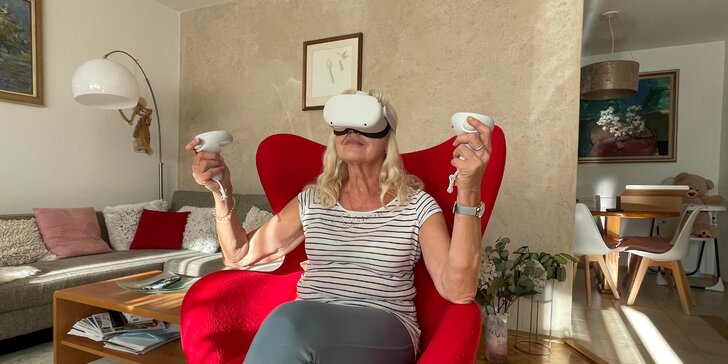 Zábava ve virtuální realitě: zapůjčení VR brýlí vč. her na 2-5 dní