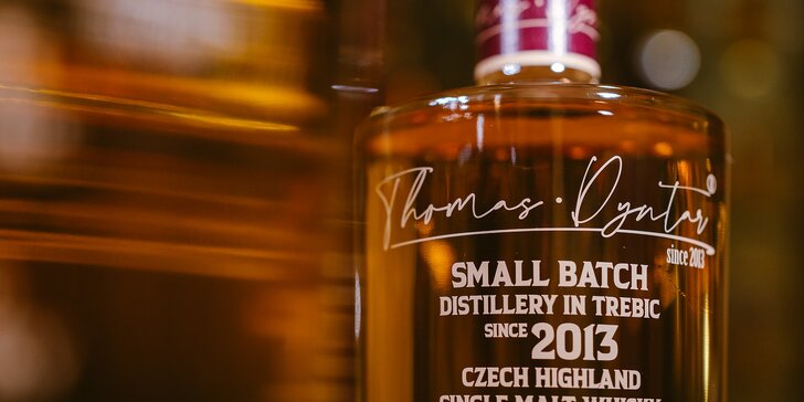Degustace whisky s tapas a kávou pro dva: 8 vzorků od Thomas Dyntar distillery