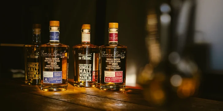 Degustace whisky s tapas a kávou pro dva: 8 vzorků od Thomas Dyntar distillery