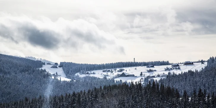 Pohoda v Krkonoších: polopenze, sauna a vstup na Stezku v korunách stromů