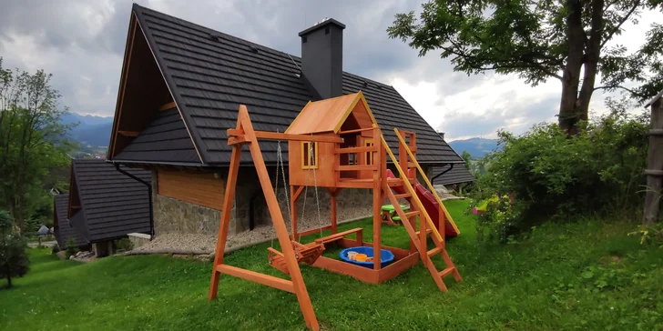 Relax až pro 6 osob v luxusních domcích v Zakopaném s výhledem na Tatry