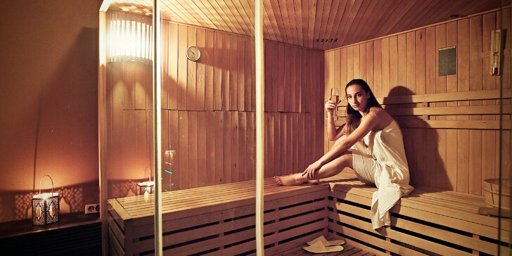 Privátní wellness pro dva: vířivka, finská sauna i varianta s občerstvením