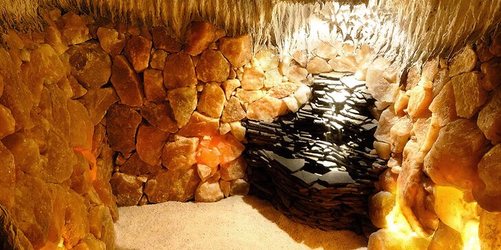 Relaxace v solné jeskyni: samostatné vstupy, permanentky nebo privátní relax ve dvou