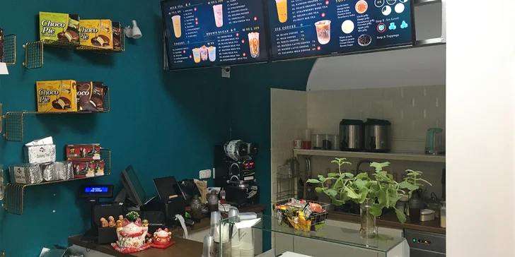 Velký fresh fruit bubble tea dle výběru i s porcí klasických či praskajících jelly