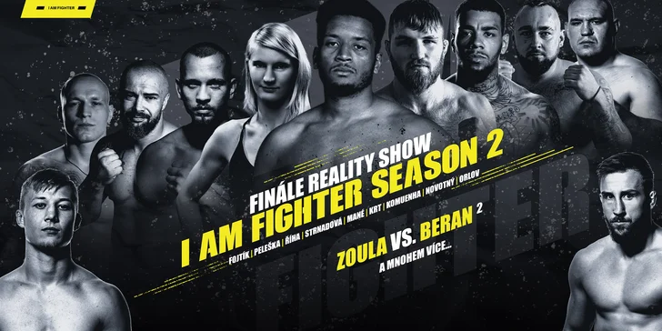 I Am Fighter: vstupné na galavečer MMA v Královce s kopou hvězd ze světa bojových sportů