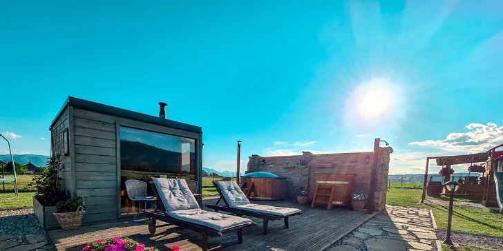 Mobilní domky s wellness a panoramatem Vysokých a Nízkých Tater