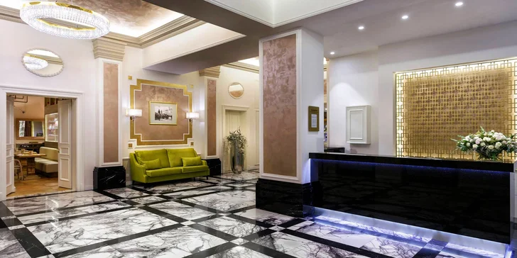Pobyt v glamour hotelu Cosmopolitan v centru Prahy a snídaně u Zdeňka Pohlreicha