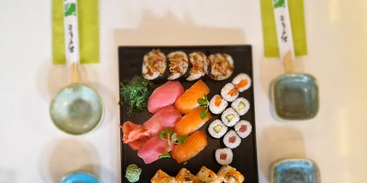 Pestrá paleta na vašem talíři: sushi sety wasabi s 27 nebo 32 kousky