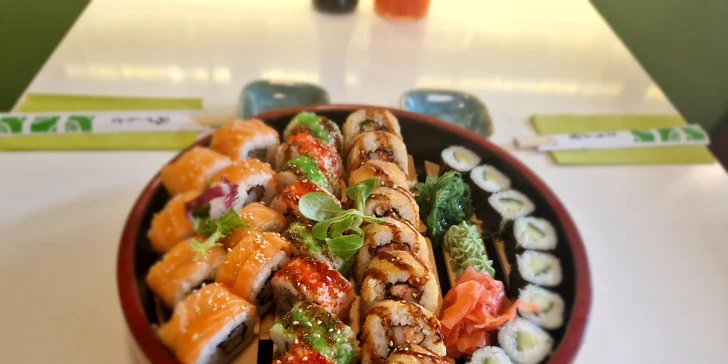 Pestrá paleta na vašem talíři: sushi sety wasabi s 27 nebo 32 kousky