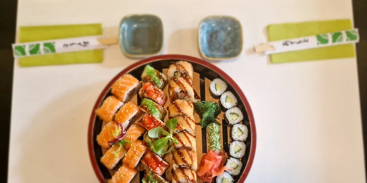 Pestrá paleta na vašem talíři: sushi sety wasabi s 27 nebo 32 kousky