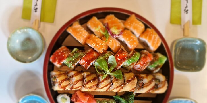 Pestrá paleta na vašem talíři: sushi sety wasabi s 27 nebo 32 kousky