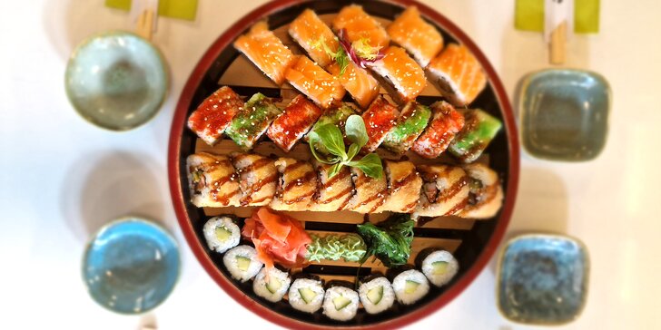 Pestrá paleta na vašem talíři: sushi sety wasabi s 27 nebo 32 kousky