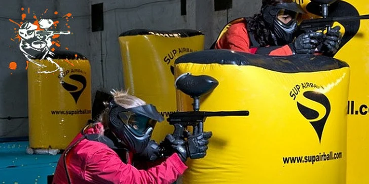 Paintball v kryté hale s neomezeným střelivem