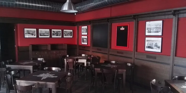 Otevřený voucher do restaurace Jubilejní Ostravarna v hodnotě 500 či 1000 Kč