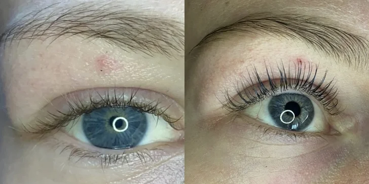 Řasy jako z reklamy: Lash lifting a barvení řas vč. výživy