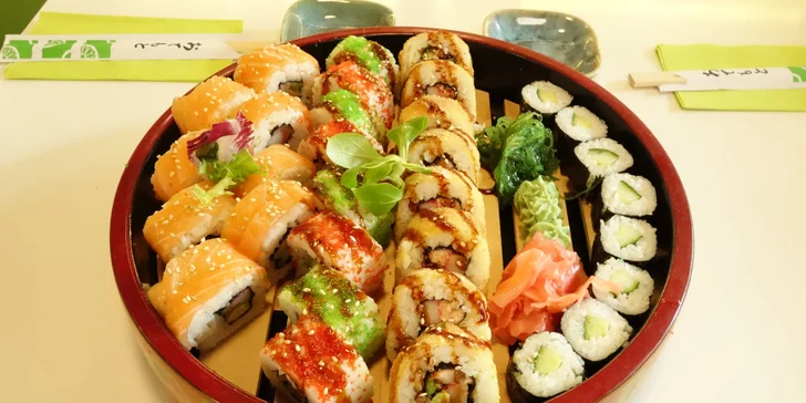 Pestrá paleta na vašem talíři: sushi sety wasabi s 27 nebo 32 kousky