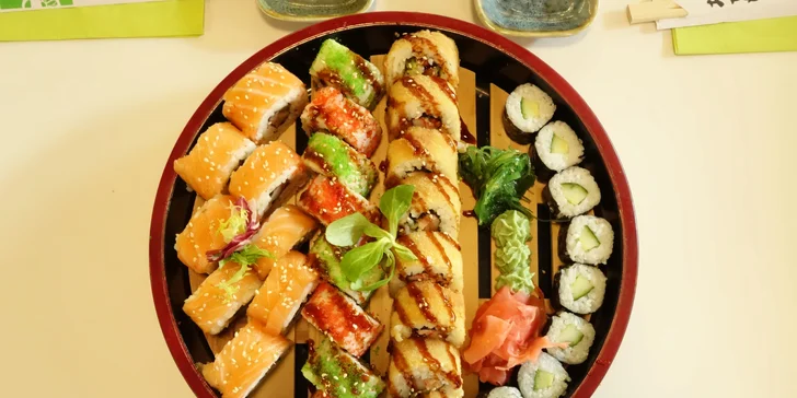 Pestrá paleta na vašem talíři: sushi sety wasabi s 27 nebo 32 kousky